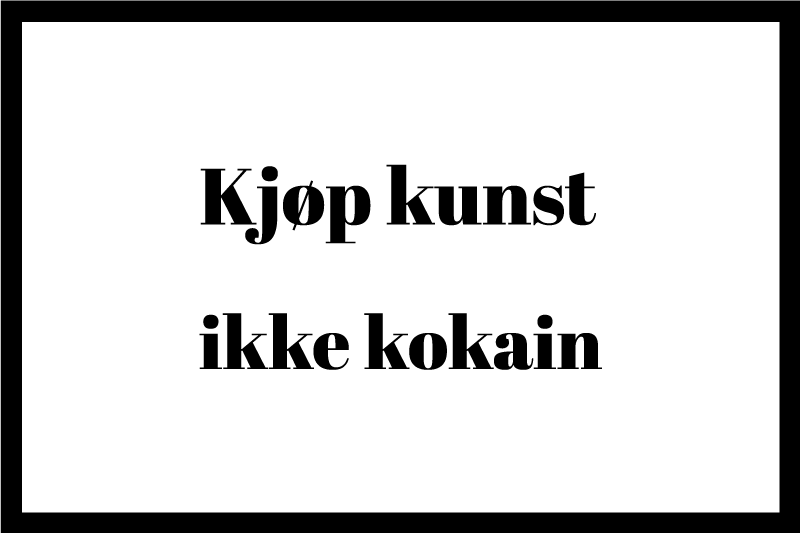 Kjøpe kunst ikke kokain tekst vinyl teppe - Tenstickers