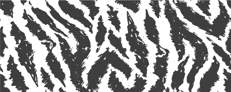 Sebra striper konsept vinyl teppe dyreavtrykk - Tenstickers