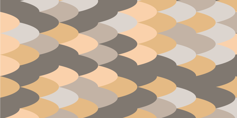 Subtilt bølgemønster Vinyl teppe striper - Tenstickers