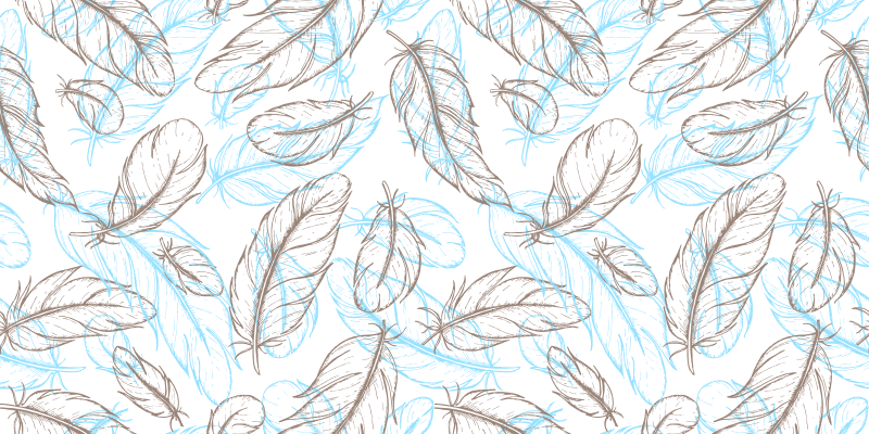 Naturinspirerte blader vinyl teppe mottak - Tenstickers