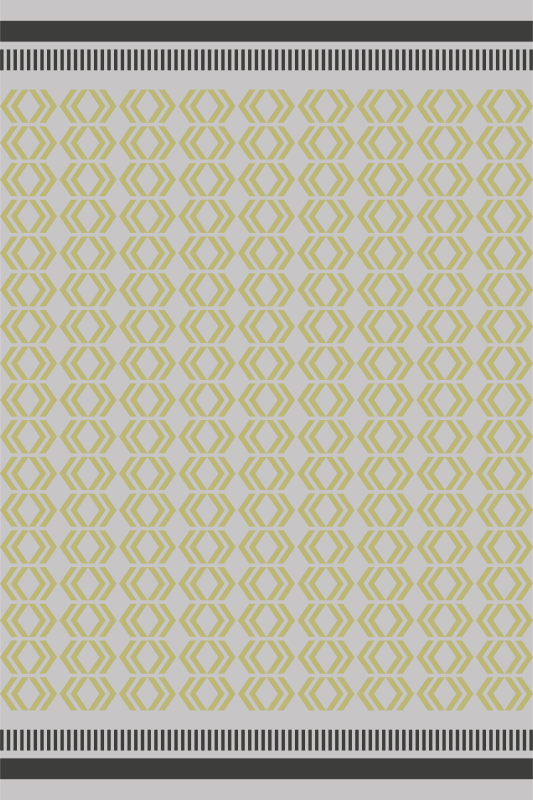 Honeycomb-rammeverk vinyl teppe stue - Tenstickers