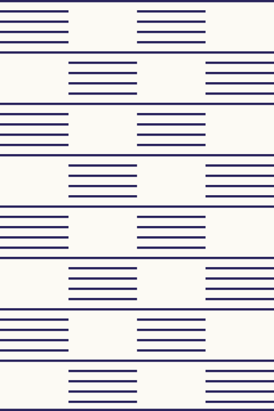 Nordisk stil hvit og blå marineblå nordisk vinyl teppe - Tenstickers