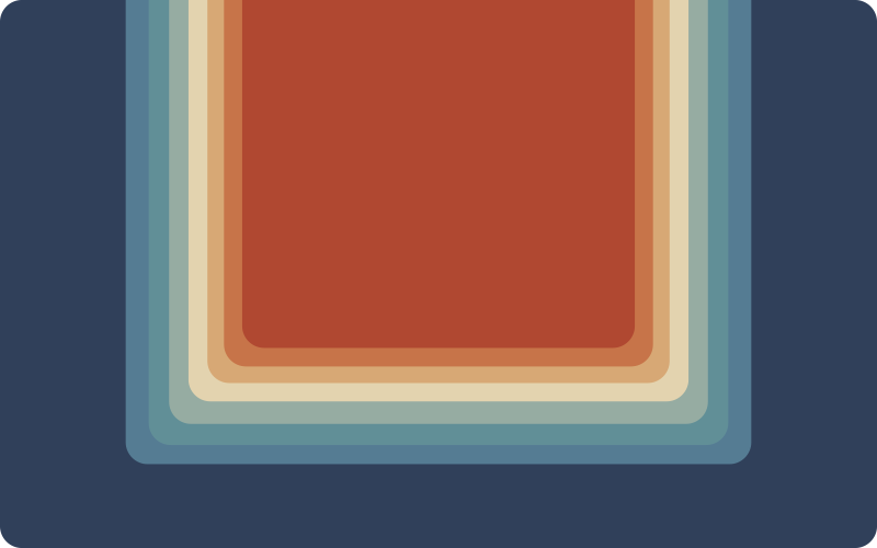 Livlige lagdelte striper vinyl teppe moderne - Tenstickers