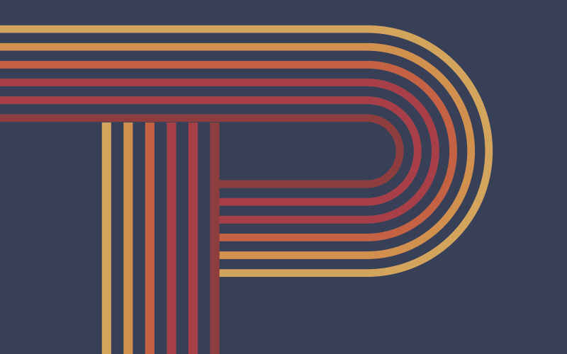 Fargerikt linjeoverlegg vinyl teppe geometrisk - Tenstickers