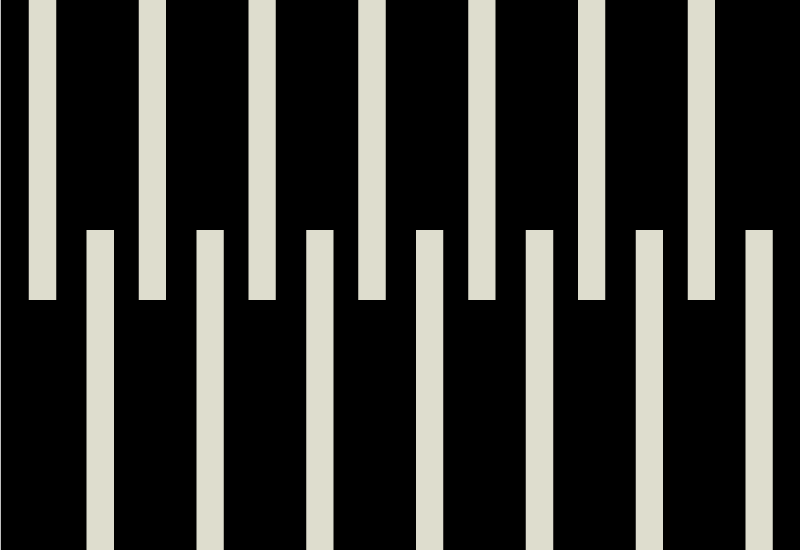 Stilig stripete design vinyl teppe ungdom - Tenstickers