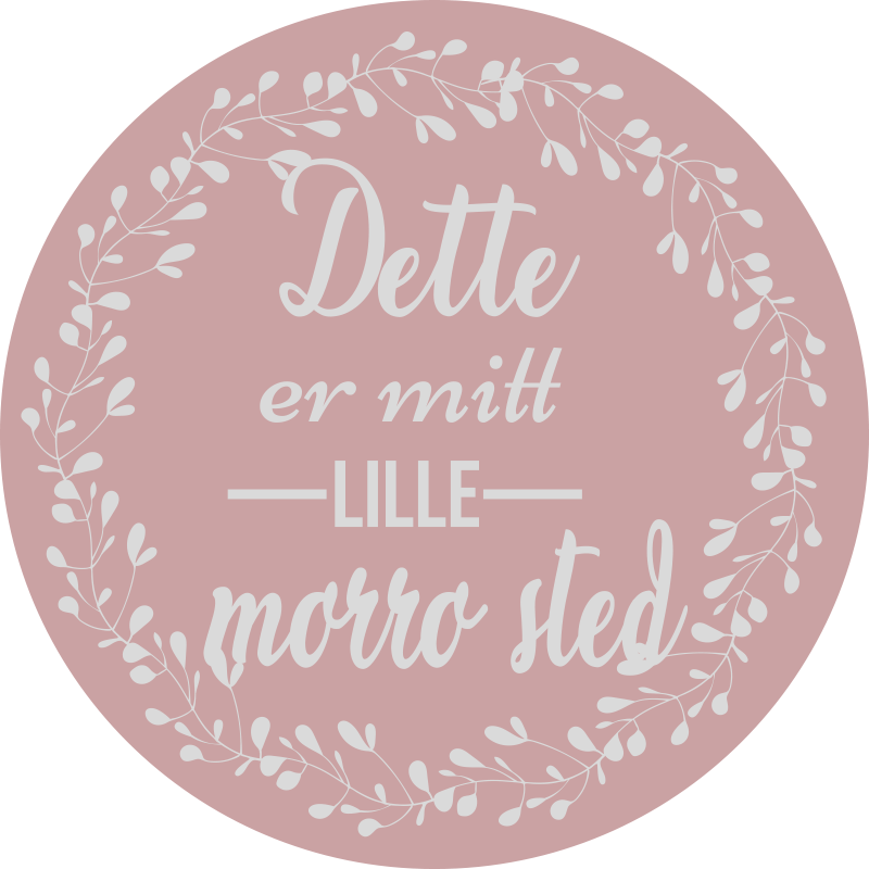 Dette er mitt lille lykkelige sted tilpassede vinyl teppe - Tenstickers
