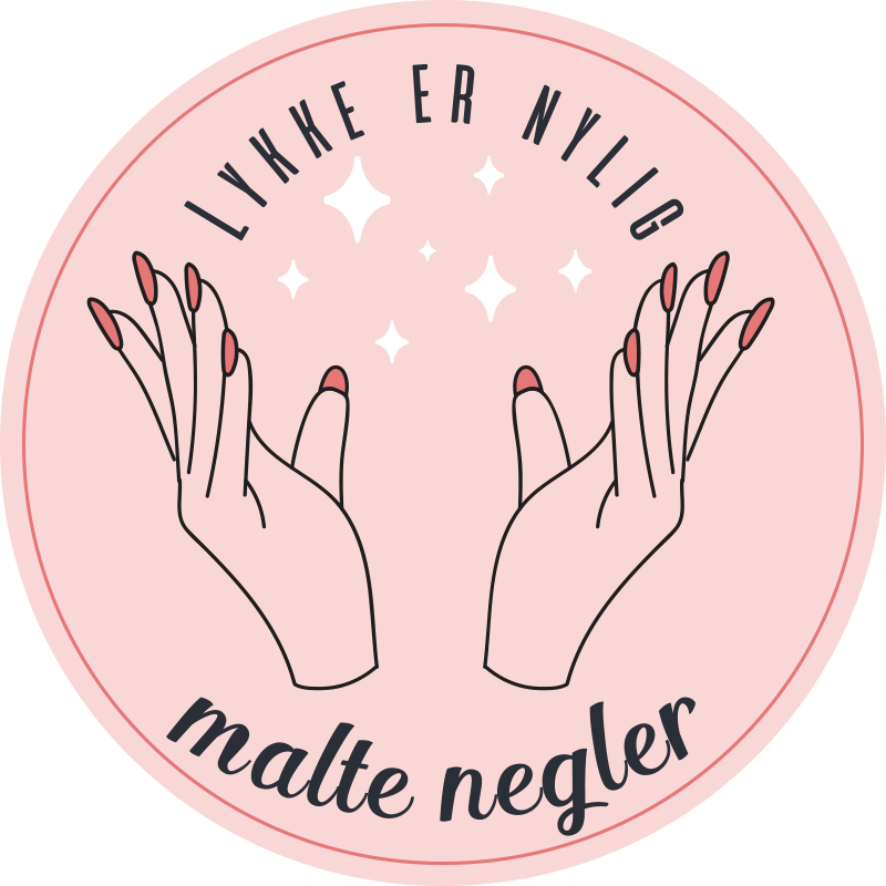 Lykke er malt negler tilpasset vinyl teppe - Tenstickers