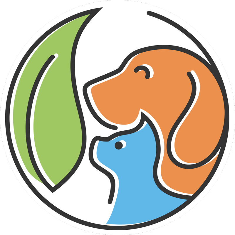 Katt og hund, ikoner, dyreteppe - Tenstickers