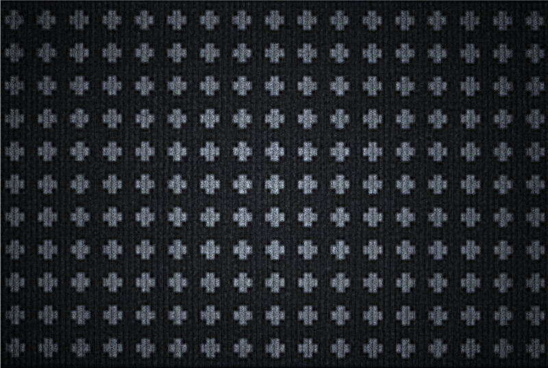 Kryssende kryssarrangement vinyl teppe minimalistisk - Tenstickers