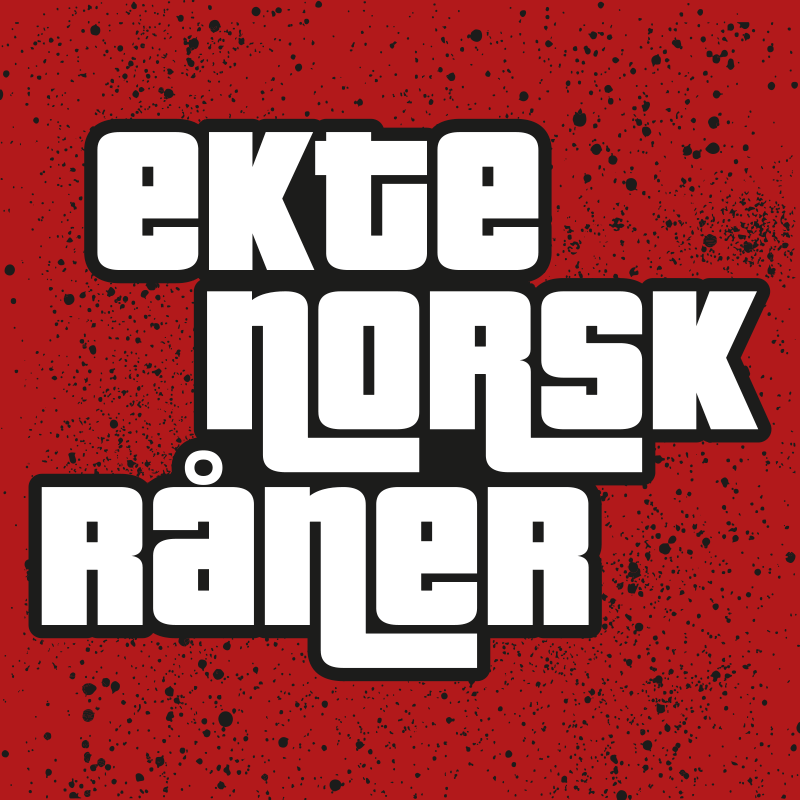 Ekte norsk raaner rødt tilpasset vinyl teppe - Tenstickers