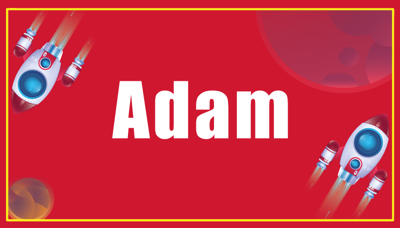 Kul rød firkantet barn personlig vinyl teppe - Tenstickers