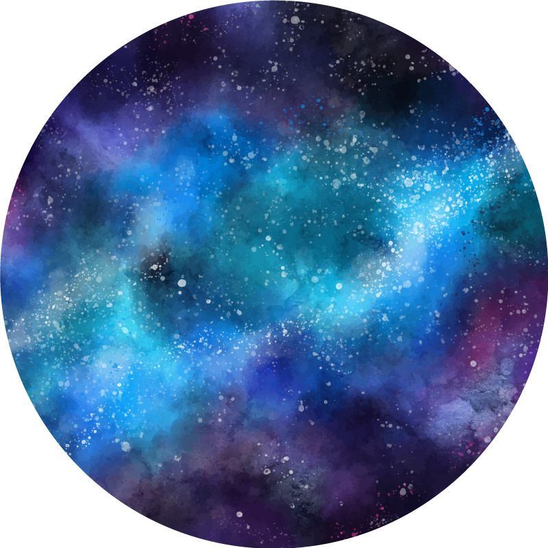 Barn nebula space barn vinyl teppe - Tenstickers
