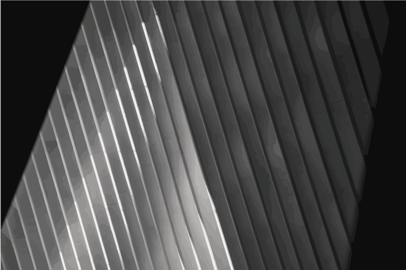 Enkle grå nyanser nordisk vinyl teppe - Tenstickers