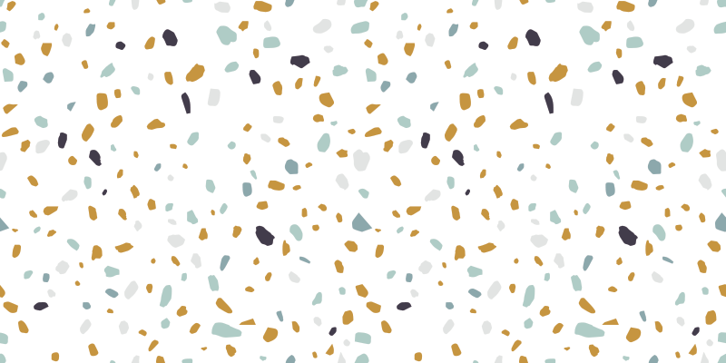Nordisk terrazzo tekstur vinyl teppe - Tenstickers