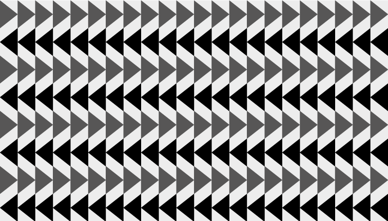 Grått trekantet mønster vinyl teppe geometrisk - Tenstickers