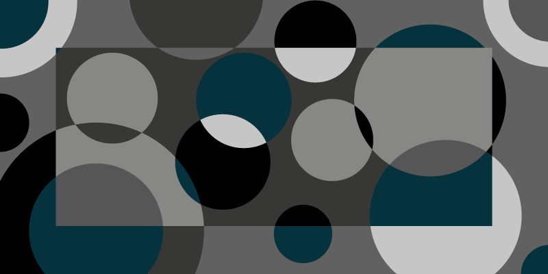 Sirkulært grått mønster vinyl teppe stue - Tenstickers