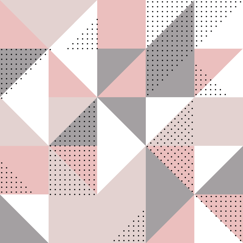 Pastell nordic triangles nordisk vinyl teppe - Tenstickers