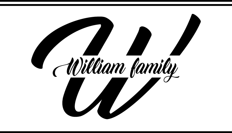 Store første familiens navn entré fliser - Tenstickers