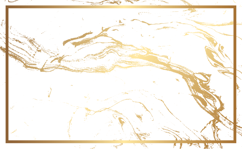 Hvitt og gull marmor effekt tekstur vinyl teppe - Tenstickers