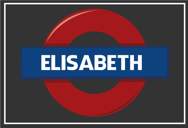 Metrostasjon personlig vinyl teppe - Tenstickers