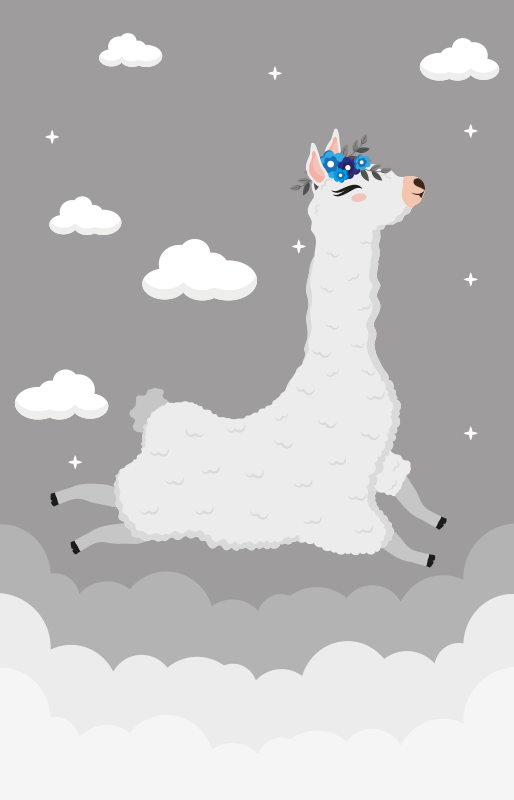 Nordisk peruansk landskap baby lekematte - Tenstickers