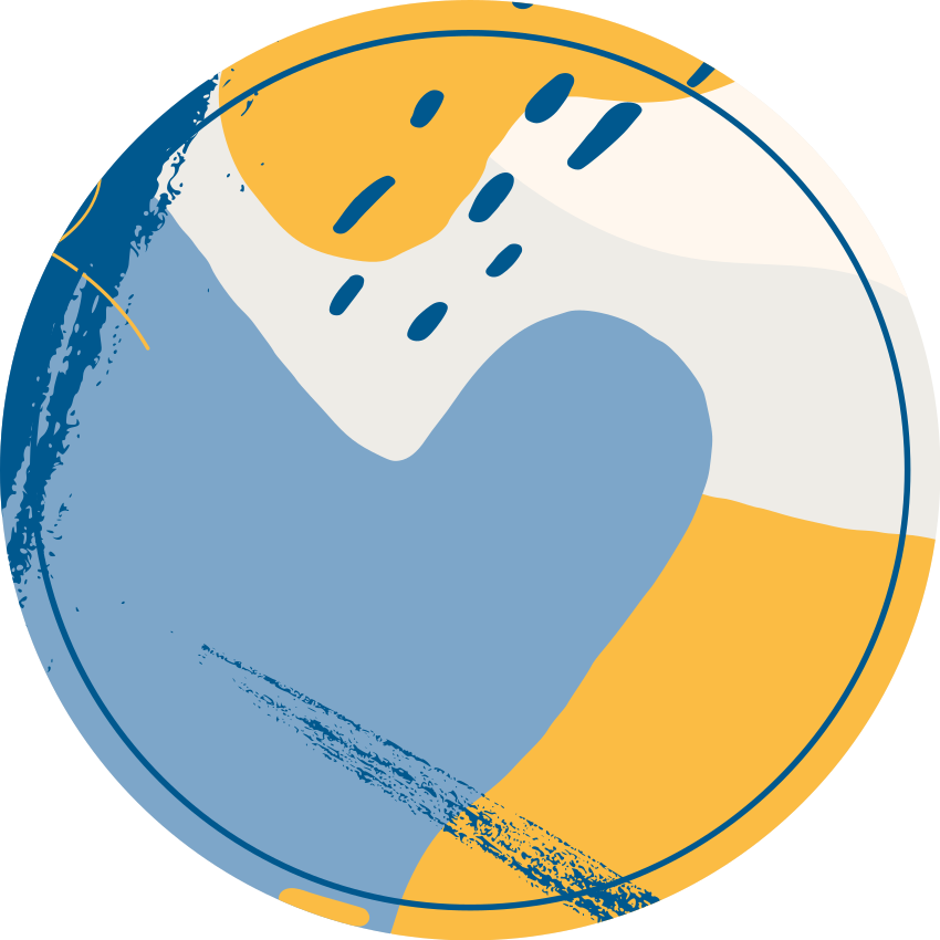 Sirkulær kunst Vinyl teppe steiner - Tenstickers