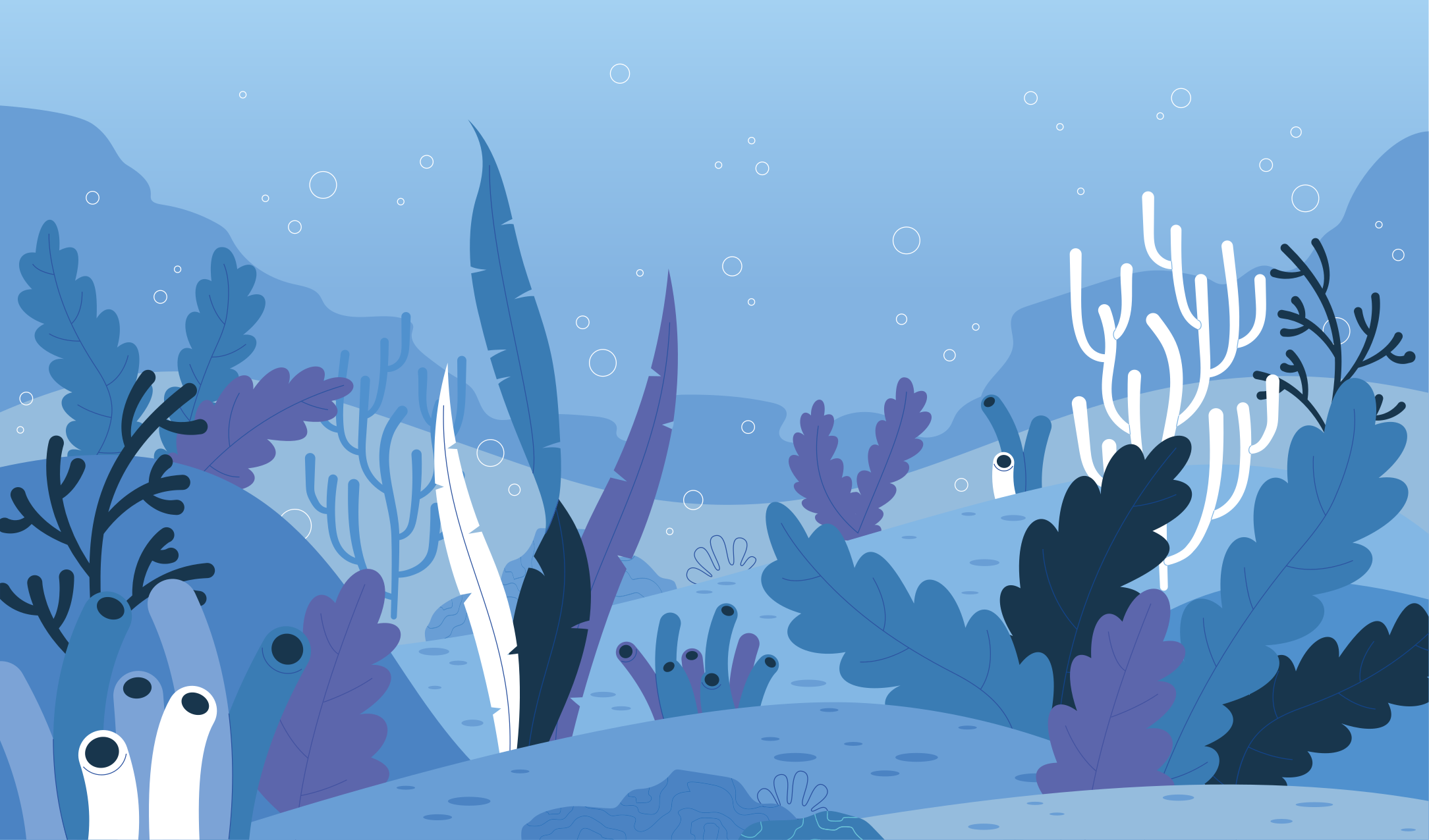 Tegneserie vannverden barn vinyl teppe - Tenstickers