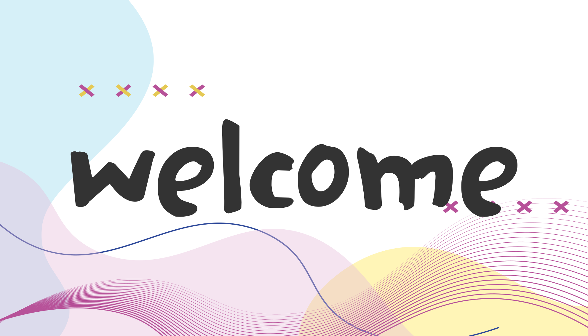 Velkommen moderne bokstaver inngangsparti fliser - Tenstickers