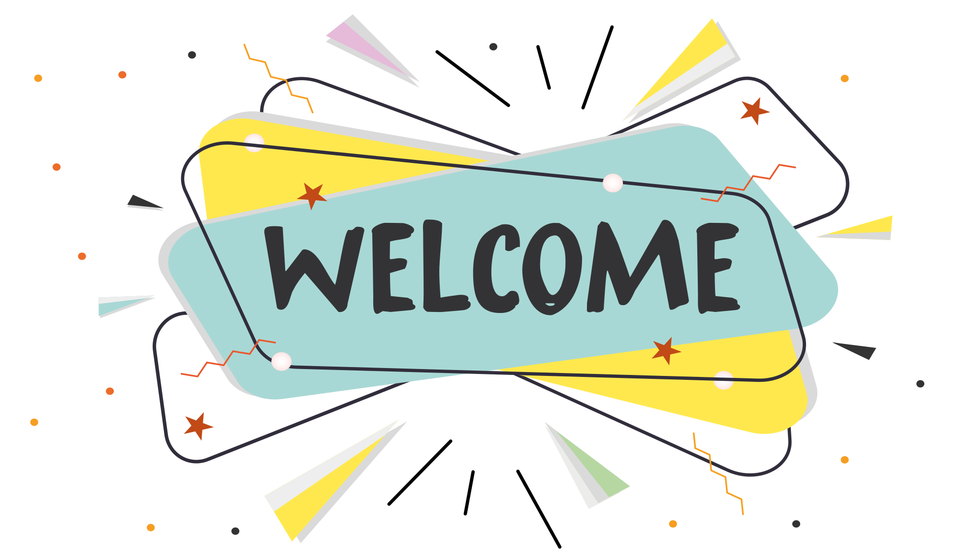 Abstrakte velkomsthallen fliser - Tenstickers