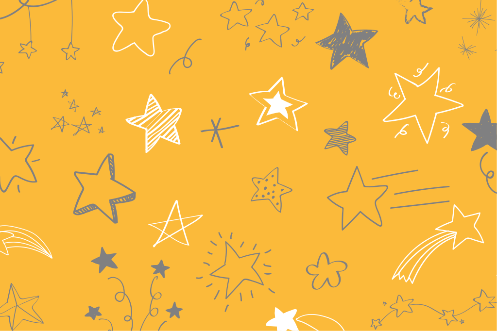 Grå stjerneskudd badegulv - Tenstickers