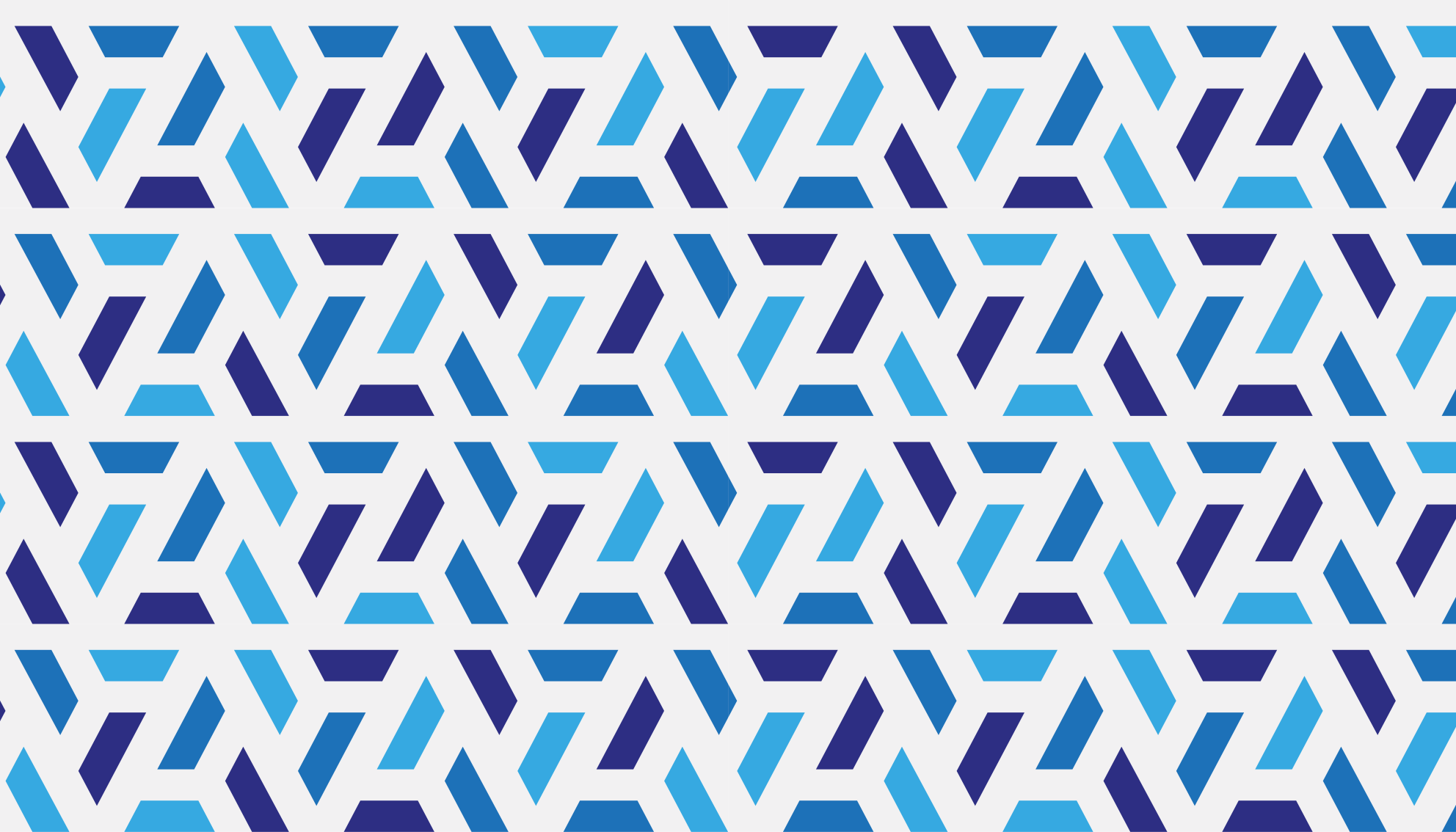 Blått geometrisk mønster fliseteppe - Tenstickers