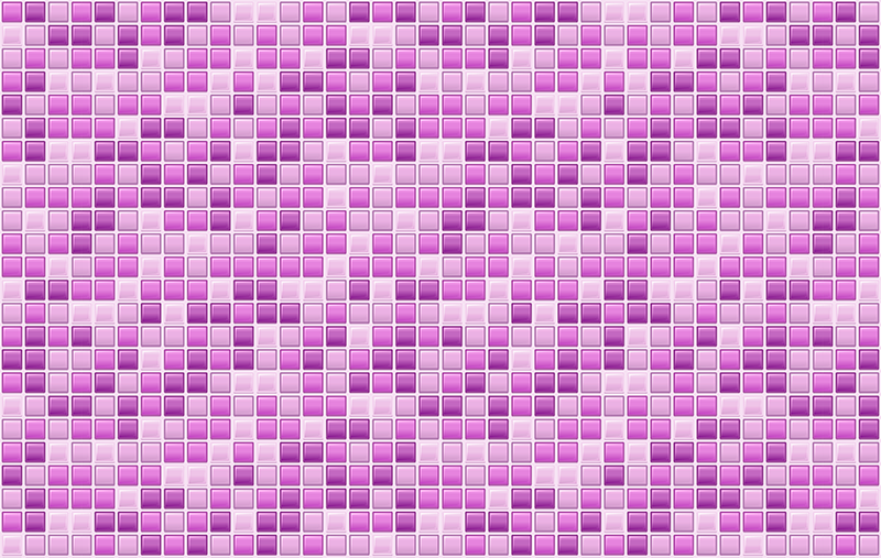 Lilla nyanser fliser kjøkken gulvfliser - Tenstickers