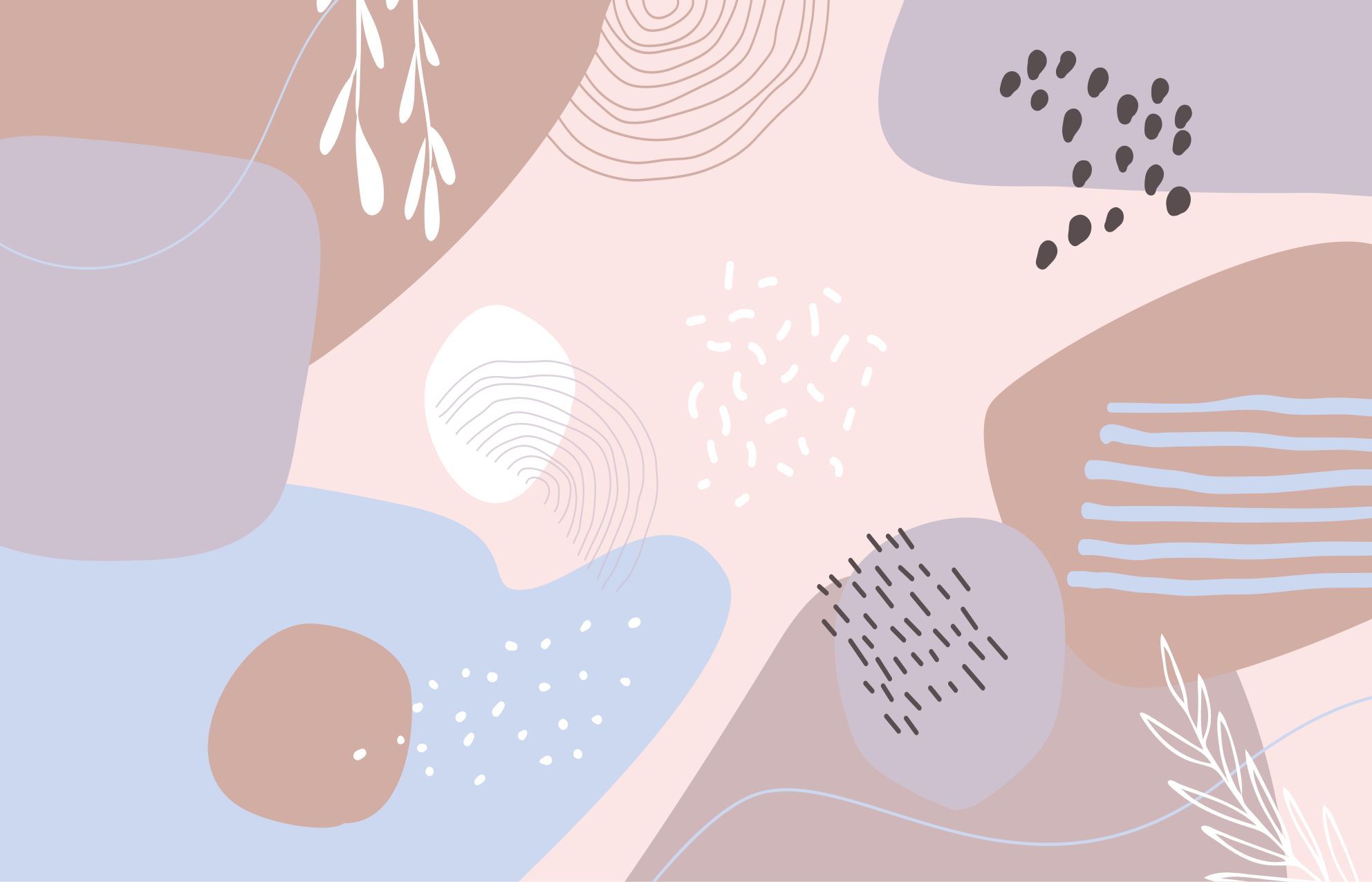 Flere farger og symboler stue vinyl teppe - Tenstickers