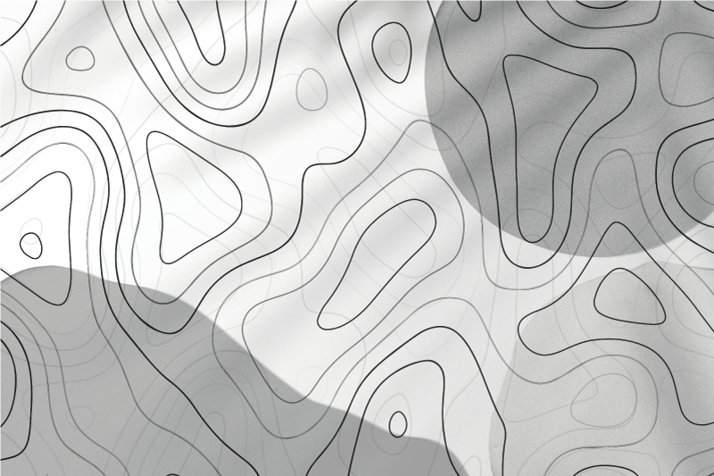 Abstrakte lineære mønstre vinyl teppe minimalistisk - Tenstickers