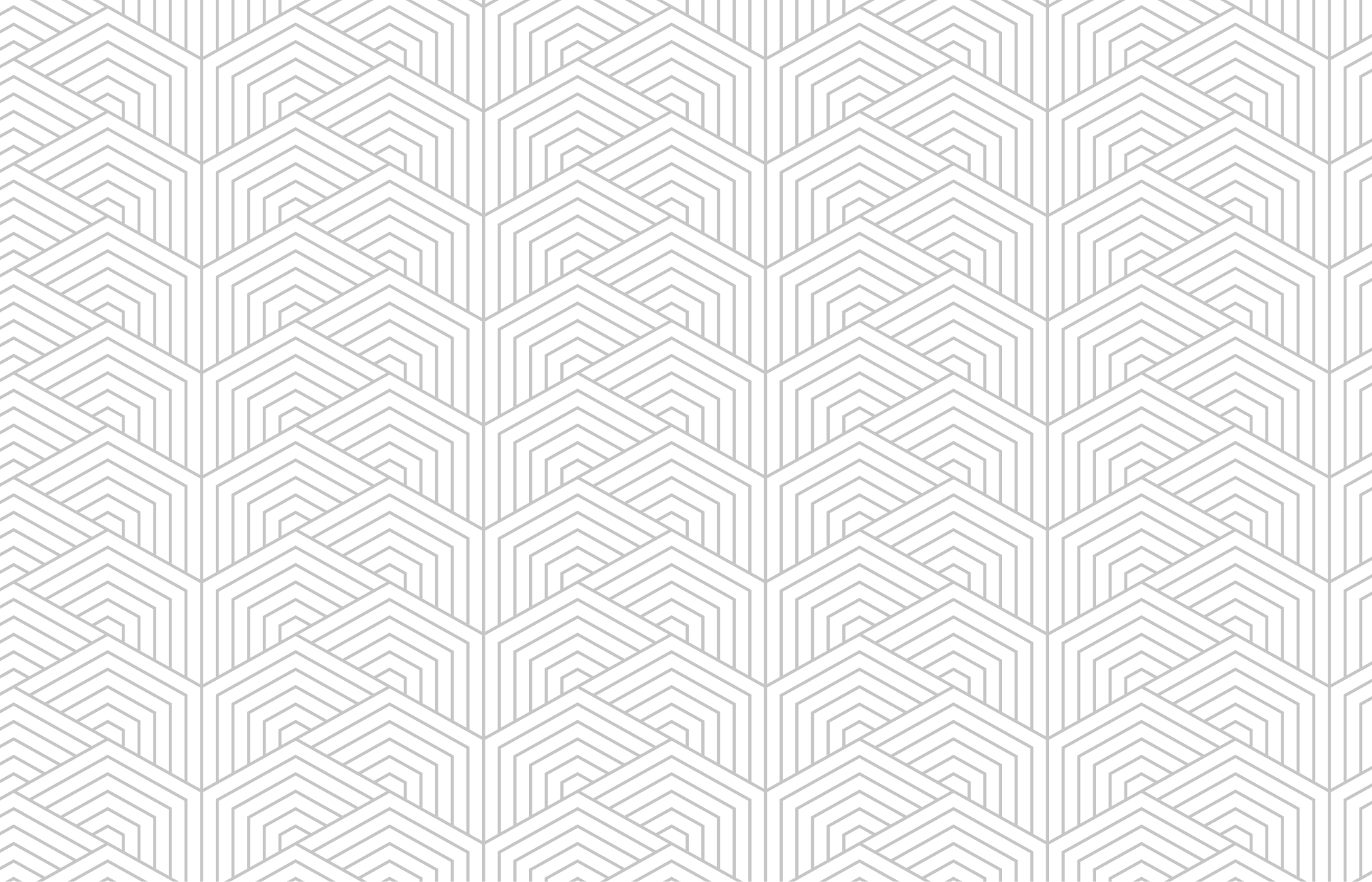 Grått sekskantmønster vinyl teppe geometrisk - Tenstickers