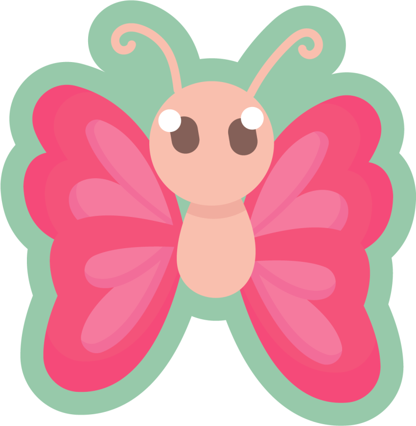 Wendy butterfly karakter design dyre vinyl teppe - Tenstickers