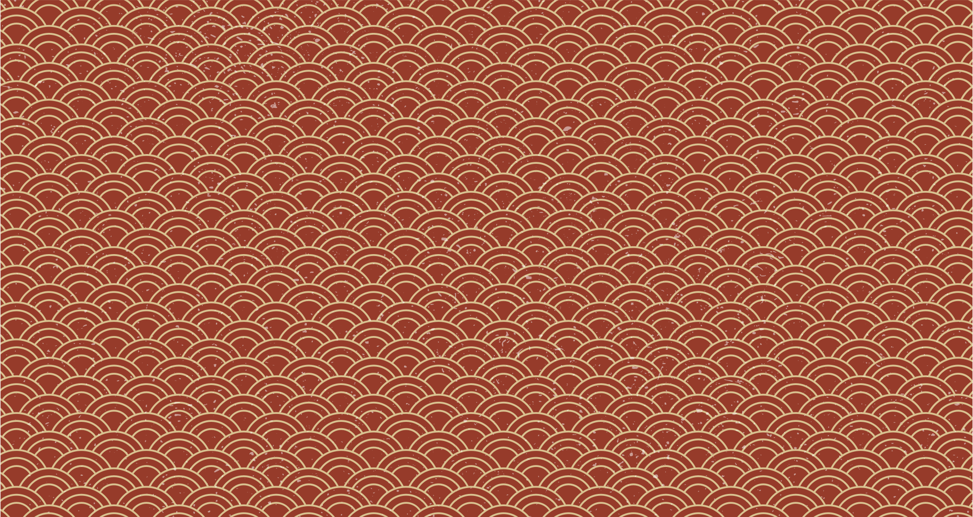 Japansk bølge i vintage stil vinyl teppe stue - Tenstickers