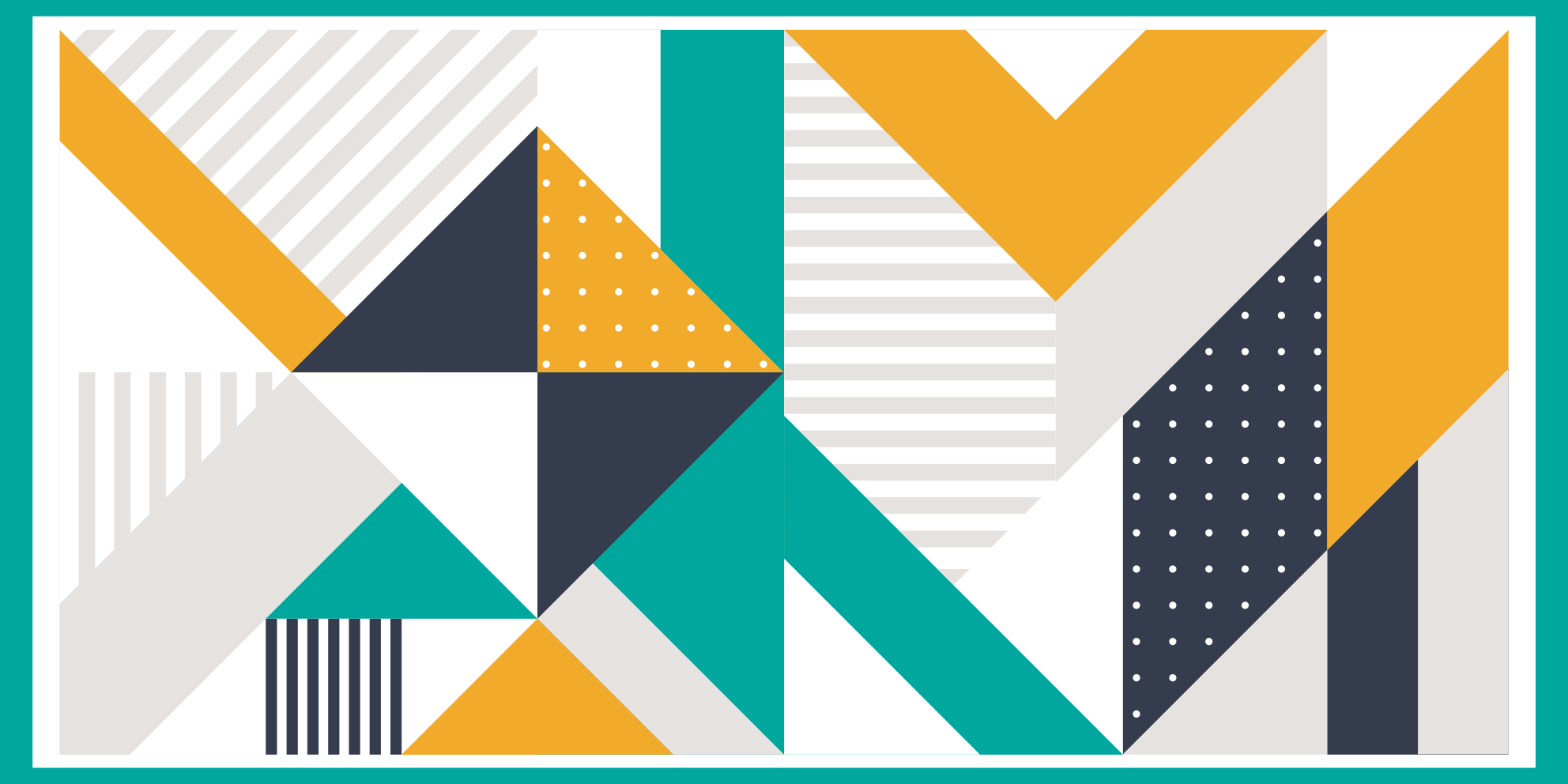 Trekanter geometrisk kunst vinyl teppe geometrisk - Tenstickers