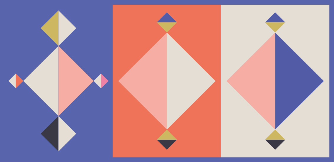 Abstrakte moderne former vinyl teppe geometrisk - Tenstickers