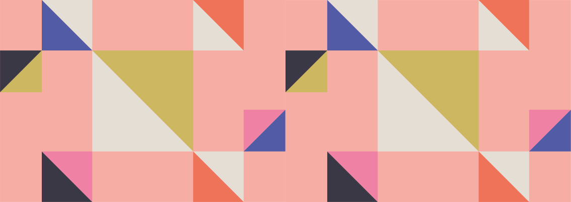 Moderne trekanter vinyl teppe geometrisk - Tenstickers