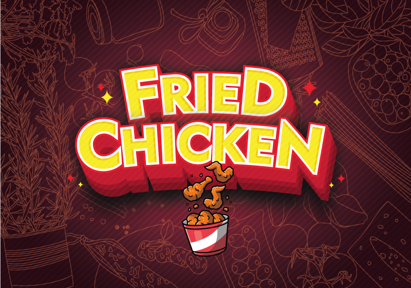 Graffity taco stekt kylling vinyl teppe dyr - Tenstickers