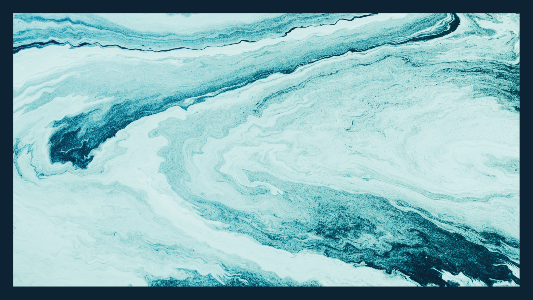 Virvlende aqua-mønster vinyl teppe stue - Tenstickers