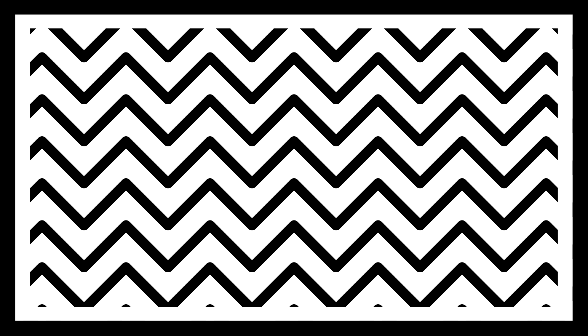 Chevron-stil vinyl teppe mottak - Tenstickers