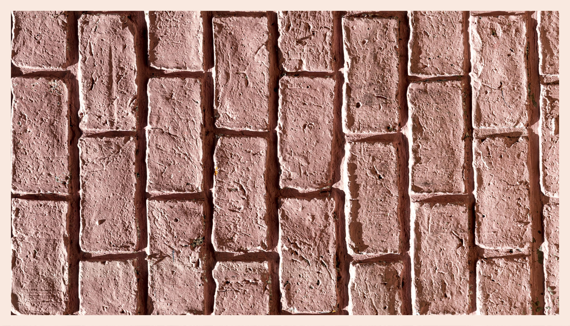 Rustikk mursteinsmønster Vinyl teppe steiner - Tenstickers