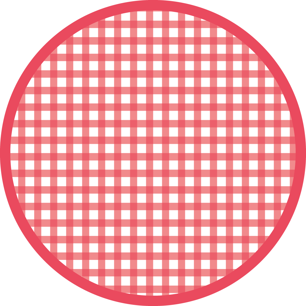 Klassisk rutete mønster Vinyl teppe striper - Tenstickers