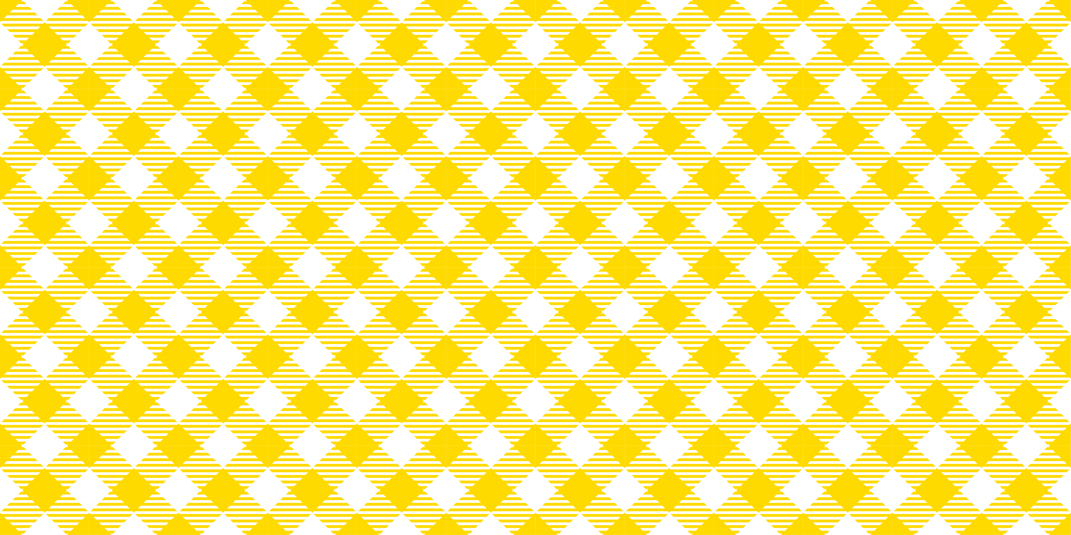 Hvitt og gult kvadratmønster vinyl teppe rektangel - Tenstickers