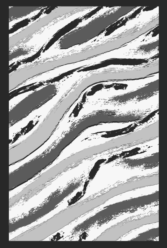 Stilige sebrastriper vinyl teppe dyreavtrykk - Tenstickers