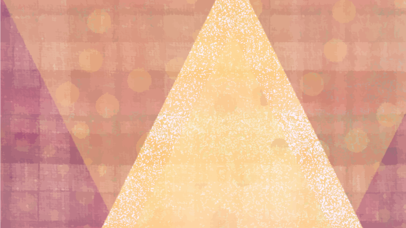 Trekantet fargevalg vinyl teppe geometrisk - Tenstickers