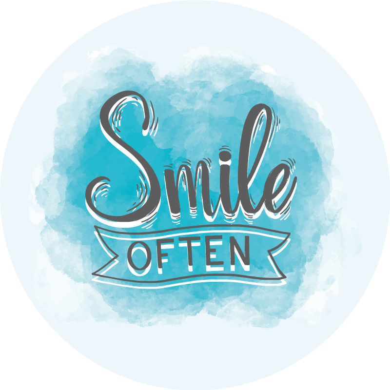 Smil ofte vinyl teppe sagn og tekster - Tenstickers