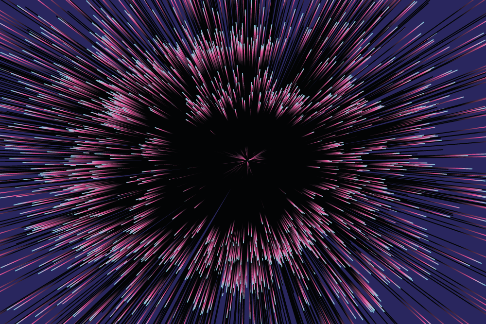 Dynamisk burst-effekt tekstur vinyl teppe - Tenstickers